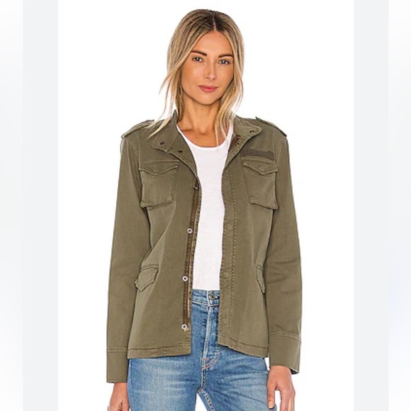 Anine Bing Utility Jacket Army Green Size Small - Picture 11 of 12